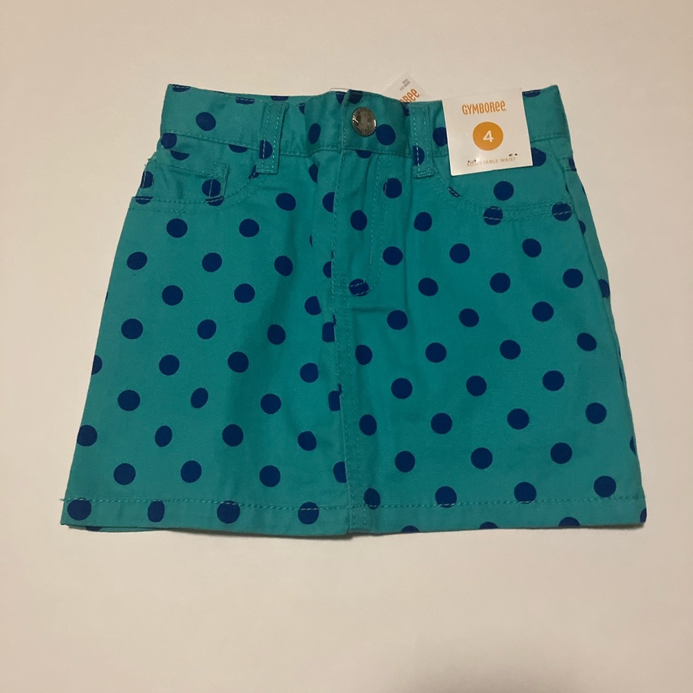Girls polka dot skort